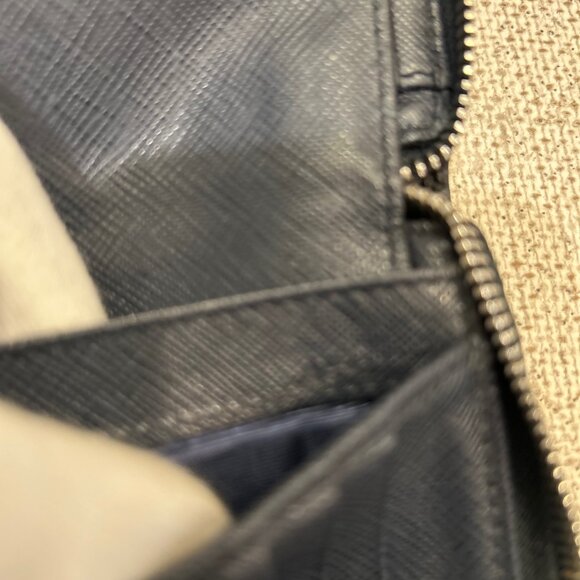 Prada Blue Saffiano Zippy Organizer - Picture 12 of 12